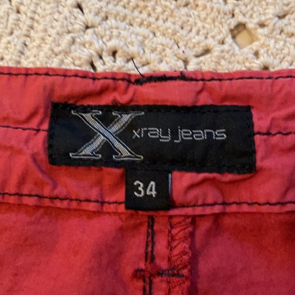 Xray Jeans, cargo shorts men’s size 34. Rusty red. - Picture 3 of 7